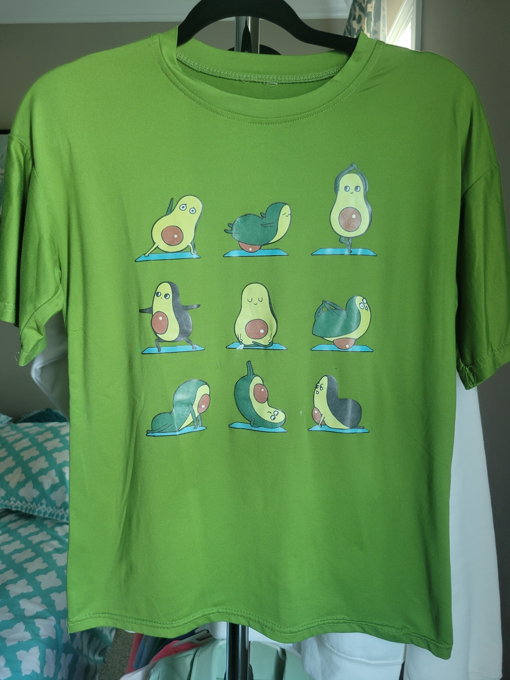 Green Avocado Yoga Graphic Tee